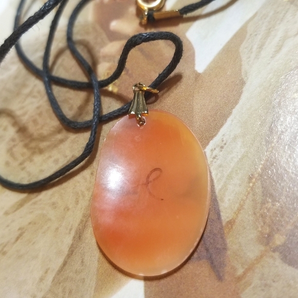 VTG Signed Genuine Shell Cameo Necklace - Picture 3 of 8